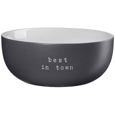 ASA SELECTION Schale ITS BEST IN TOWN 16cm Grau grau B ASA SELECTION Schale ITS BEST IN TOWN 16cm Grau grau B