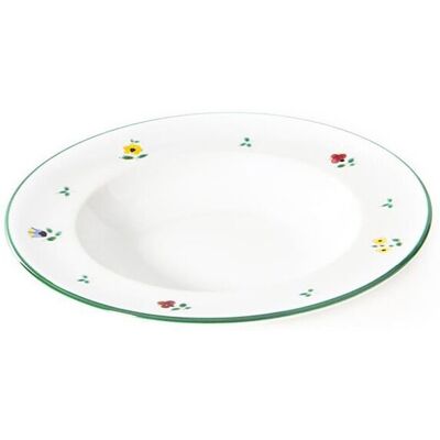 Gmundner Keramik Suppenteller Gourmet Streublumen - Suppenteller Gmundner Keramik Suppenteller Gourmet Streublumen - Suppenteller