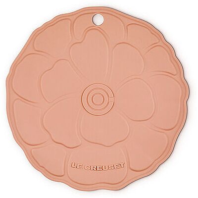 LE CREUSET Untersetzer Blume 20cm Peche orange B LE CREUSET Untersetzer Blume 20cm Peche orange B