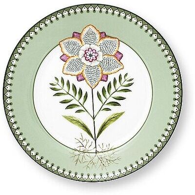 PIP STUDIO Frühstücksteller klein LILY & LOTUS 21cm Light Green hellgrün B PIP STUDIO Frühstücksteller klein LILY & LOTUS 21cm Light Green hellgrün B