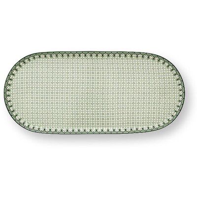 PIP STUDIO Platte klein LILY & LOTUS 25x12cm Tiles Light Gr. hellgrün B PIP STUDIO Platte klein LILY & LOTUS 25x12cm Tiles Light Gr. hellgrün B