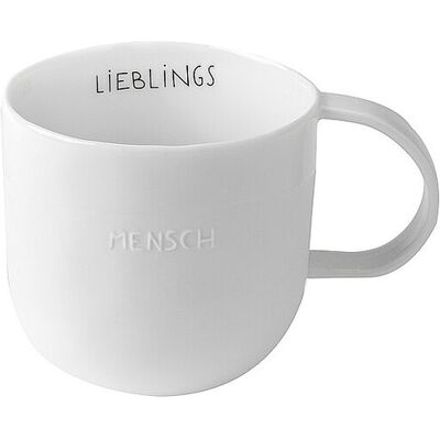 RAEDER Tasse GUTEN MORGEN 300ml Lieblingsmensch weiss B RAEDER Tasse GUTEN MORGEN 300ml Lieblingsmensch weiss B