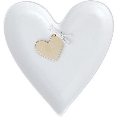 RAEDER Herzteller Goldherz Weiss weiss B RAEDER Herzteller Goldherz Weiss weiss B