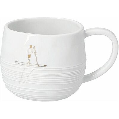 RAEDER Tasse LASS DICH TREIBEN 380ml weiss B RAEDER Tasse LASS DICH TREIBEN 380ml weiss B