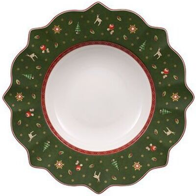 Villeroy & Boch Suppenteller 26cm Toys Delight dunkelgrün B Villeroy & Boch Suppenteller 26cm Toys Delight dunkelgrün B