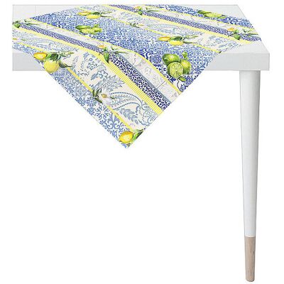 Apelt Mitteldecke SEASON 88x88cm Weiss/Blau/Zitrusfr. weiss B Apelt Mitteldecke SEASON 88x88cm Weiss/Blau/Zitrusfr. weiss B