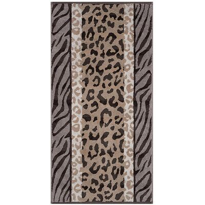 CAWÖ Duschtuch 80x150cm NOBLESSE ANIMAL Sand hellbraun B CAWÖ Duschtuch 80x150cm NOBLESSE ANIMAL Sand hellbraun B