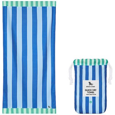 DOCK & BAY Schnelltrocknendes Handtuch 160x190cm Blue Sky blau B DOCK & BAY Schnelltrocknendes Handtuch 160x190cm Blue Sky blau B