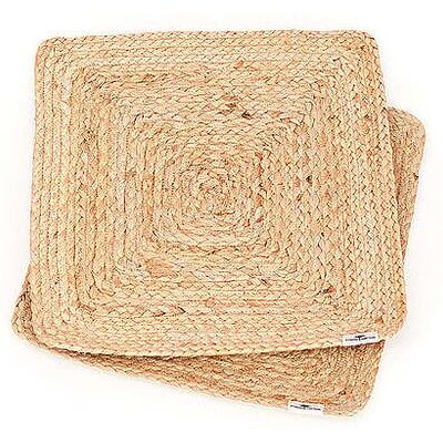 FYNCH-HATTON Tischset 4tlg 33x33cm UTAMU Brown hellbraun B FYNCH-HATTON Tischset 4tlg 33x33cm UTAMU Brown hellbraun B