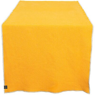 HAOMY Tischläufer CORTE 48x160cm Ocre gelb B HAOMY Tischläufer CORTE 48x160cm Ocre gelb B