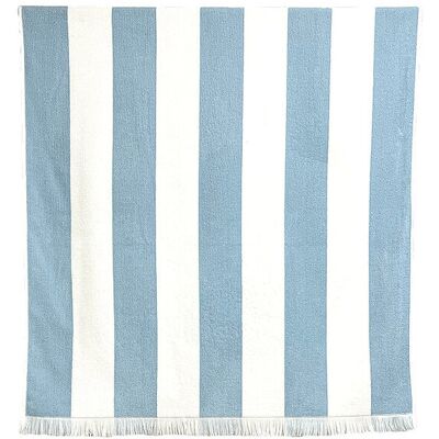 HAOMY Strandtuch 90x170cm Porto gestreift hellblau B HAOMY Strandtuch 90x170cm Porto gestreift hellblau B