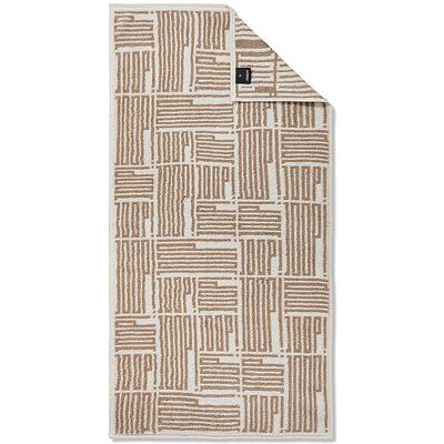 JOOP Handtuch 50x100cm BARS ALLOVER Creme beige B JOOP Handtuch 50x100cm BARS ALLOVER Creme beige B