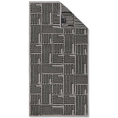 JOOP Handtuch 50x100cm BARS ALLOVER Platin hellgrau B JOOP Handtuch 50x100cm BARS ALLOVER Platin hellgrau B