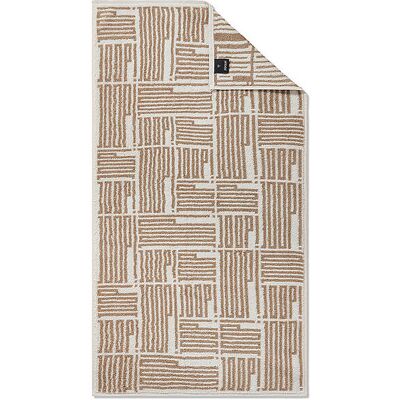 JOOP Duschtuch 80x150cm BARS ALLOVER Creme beige B JOOP Duschtuch 80x150cm BARS ALLOVER Creme beige B
