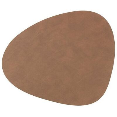 LINDNA Curve L Tischset - Recyceltes Leder - 37x44cm LINDNA Curve L Tischset - Recyceltes Leder - 37x44cm
