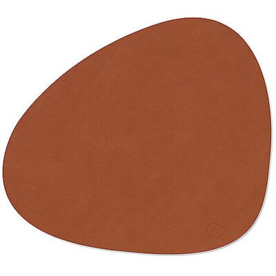 LIND DNA Leder-Platzset 37x44cm NUPO oval Rust kupfer B LIND DNA Leder-Platzset 37x44cm NUPO oval Rust kupfer B