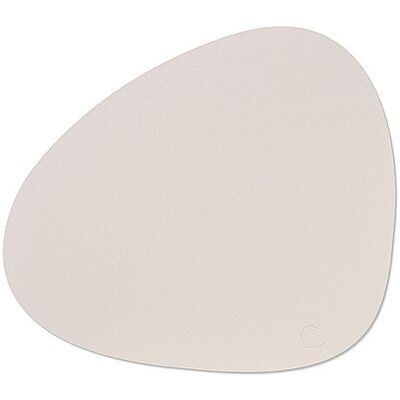 LIND DNA Leder-Platzset 37x44cm NUPO oval Soft Nude creme B LIND DNA Leder-Platzset 37x44cm NUPO oval Soft Nude creme B