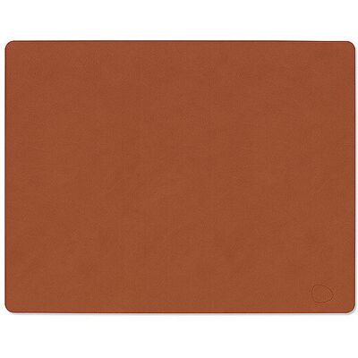 LIND DNA Leder-Platzset NUPO eckig 35x45cm Rust kupfer B LIND DNA Leder-Platzset NUPO eckig 35x45cm Rust kupfer B