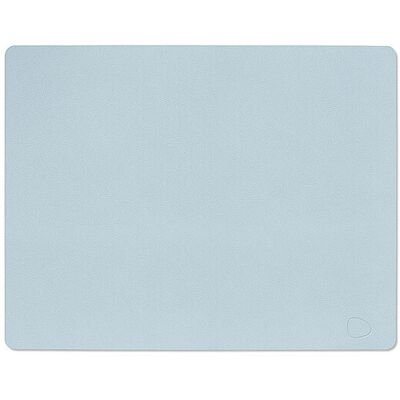 LIND DNA Leder-Platzset NUPO eckig 35x45cm Soft Sky hellblau B LIND DNA Leder-Platzset NUPO eckig 35x45cm Soft Sky hellblau B