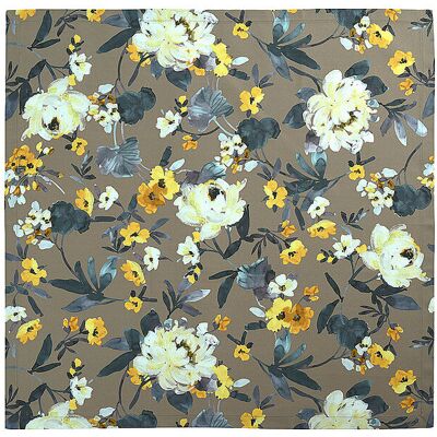 SANDER Mitteldecke LA ROSA 85x85 DK.Taupe grau B SANDER Mitteldecke LA ROSA 85x85 DK.Taupe grau B