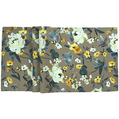 SANDER Tischläufer LA ROSA 50x140cm DK. Taupe grau B SANDER Tischläufer LA ROSA 50x140cm DK. Taupe grau B