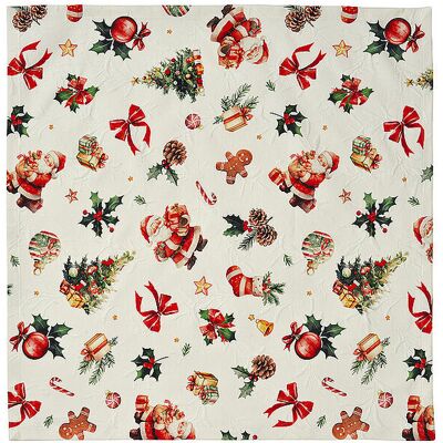SANDER Weihnachts Mitteldecke 85x85cm CAPTAIN REINDEER Orignal creme B SANDER Weihnachts Mitteldecke 85x85cm CAPTAIN REINDEER Orignal creme B