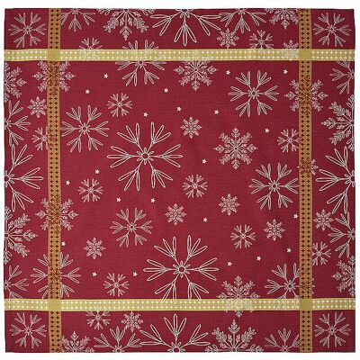 SANDER Weihnachts Mitteldecke 100x100cm VAIL Red rot B SANDER Weihnachts Mitteldecke 100x100cm VAIL Red rot B