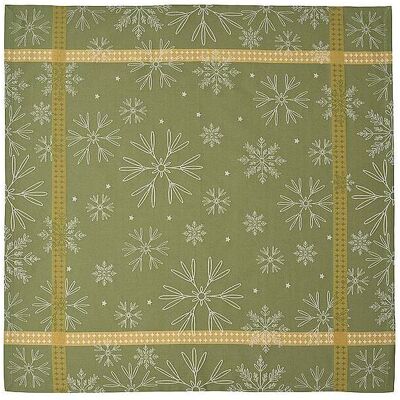 SANDER Weihnachts Mitteldecke 100x100cm VAIL Olive olive B SANDER Weihnachts Mitteldecke 100x100cm VAIL Olive olive B