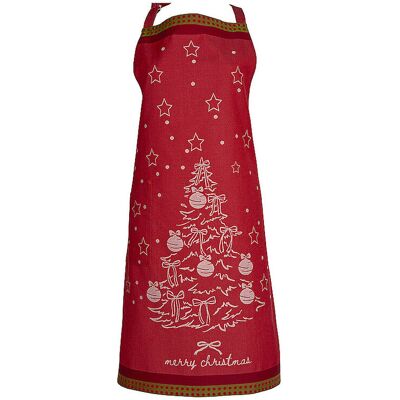 SANDER Weihnachts Schürze 74x93cm JOLLY TIME Rot rot B SANDER Weihnachts Schürze 74x93cm JOLLY TIME Rot rot B