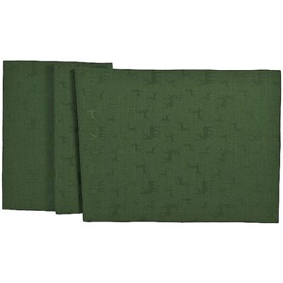 SANDER Weihnachts Mitteldecke 90x90 NOVA LOFT JACQUARD Fir dunkelgrün B SANDER Weihnachts Mitteldecke 90x90 NOVA LOFT JACQUARD Fir dunkelgrün B