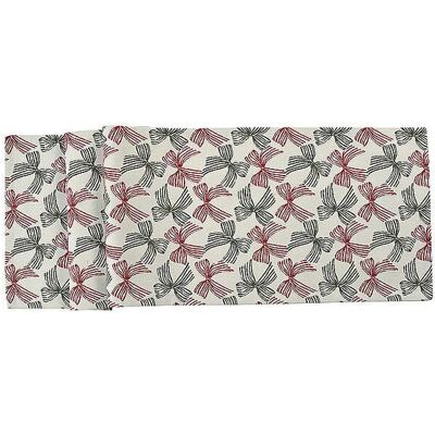 SANDER Weihnachts Mitteldecke 85x85cm BOWS Rot/Gruen rot B SANDER Weihnachts Mitteldecke 85x85cm BOWS Rot/Gruen rot B