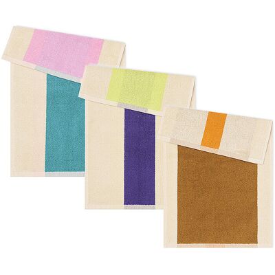 SUITE702 Gästetuch 3x30x50cm COMBED COTTON Turquoise/Purple/Toffee bunt B SUITE702 Gästetuch 3x30x50cm COMBED COTTON Turquoise/Purple/Toffee bunt B