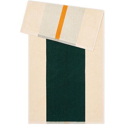 SUITE702 Handtuch 50x100cm COMBED COTTON Dark Green/Orange dunkelgrün B SUITE702 Handtuch 50x100cm COMBED COTTON Dark Green/Orange dunkelgrün B