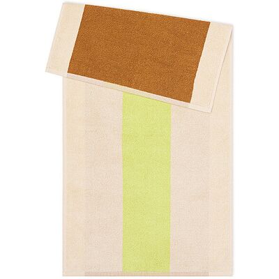 SUITE702 Handtuch 50x100cm COMBED COTTON Lime/Toffee camel B SUITE702 Handtuch 50x100cm COMBED COTTON Lime/Toffee camel B