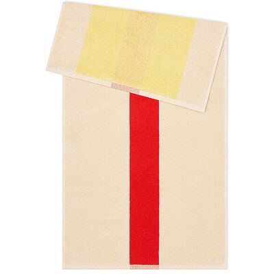 SUITE702 Handtuch 50x100cm COMBED COTTON Red/Yellow gelb B SUITE702 Handtuch 50x100cm COMBED COTTON Red/Yellow gelb B