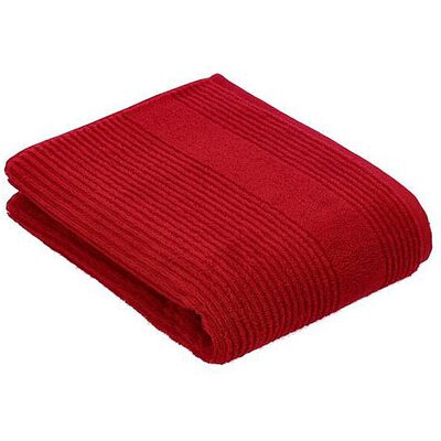 VOSSEN Duschtuch TOMORROW 67x140cm Purpur rot B VOSSEN Duschtuch TOMORROW 67x140cm Purpur rot B