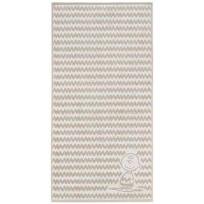 VOSSEN Handtuch 50x100cm CHARLIE BROWN Tibet beige B VOSSEN Handtuch 50x100cm CHARLIE BROWN Tibet beige B