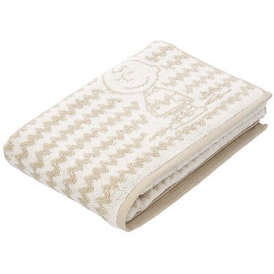 VOSSEN Duschtuch 67x140cm CHARLIE BROWN Tibet beige B VOSSEN Duschtuch 67x140cm CHARLIE BROWN Tibet beige B