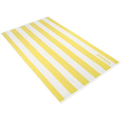 VOSSEN Velours-Strandtuch 100x180cm SIGNATURE Zitrus gelb B VOSSEN Velours-Strandtuch 100x180cm SIGNATURE Zitrus gelb B