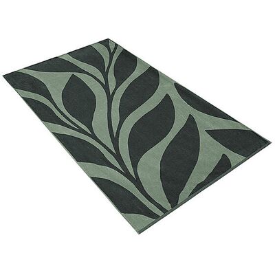VOSSEN Velours-Strandtuch 100x180cm OCEAN LEAF Sage dunkelblau B VOSSEN Velours-Strandtuch 100x180cm OCEAN LEAF Sage dunkelblau B