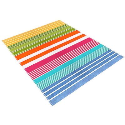 VOSSEN Velours-Strandtuch 100x180cm BEACH MIX Light Azure bunt B VOSSEN Velours-Strandtuch 100x180cm BEACH MIX Light Azure bunt B