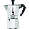 Bialetti Espressokocher Moka 6 Tassen Silber Eg