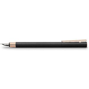 FABER-CASTELL Neo Slim Metall Füller Federbreite M, schwarz mit rosegold schwarz B FABER-CASTELL Neo Slim Metall Füller Federbreite M, schwarz mit rosegold schwarz B