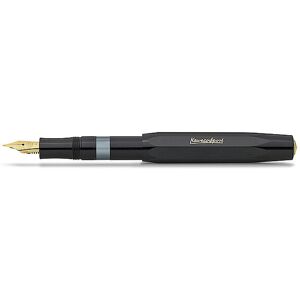 KAWECO Füllhalter Piston Sport Classic Black/Gold M schwarz B KAWECO Füllhalter Piston Sport Classic Black/Gold M schwarz B
