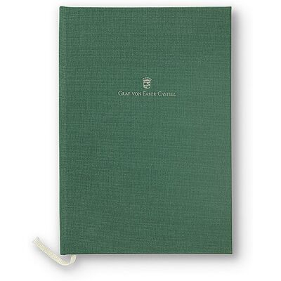 GRAF VON FABER-CASTELL Notizbuch Leineneinband A5 Dark Green dunkelgrün B GRAF VON FABER-CASTELL Notizbuch Leineneinband A5 Dark Green dunkelgrün B