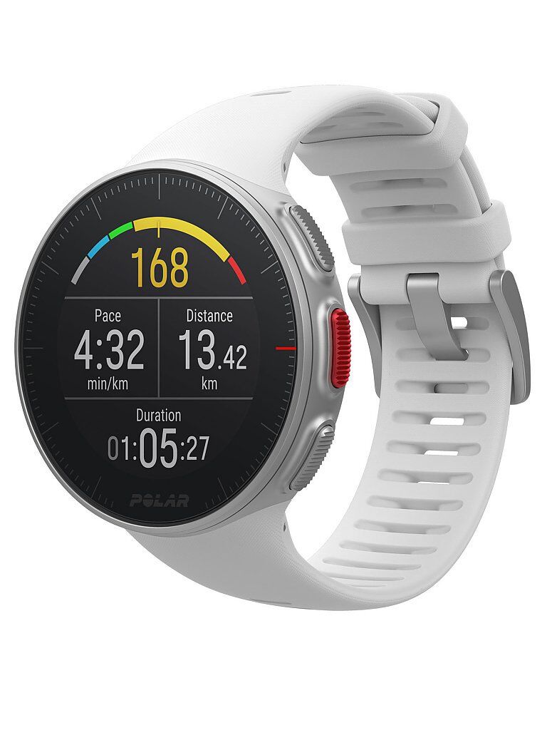 POLAR GPS-Multisport-/Triathlonuhr Vantage V weiß Unisex EG