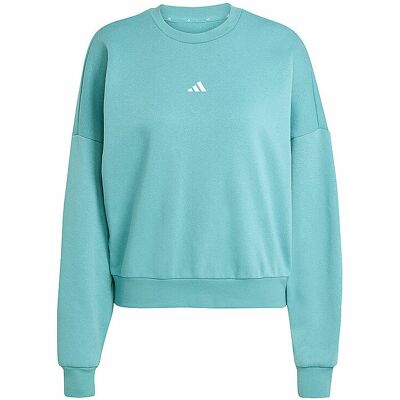 Adidas Damen Sweater Essentials Feelcomfy petrol L W Adidas Damen Sweater Essentials Feelcomfy petrol L W