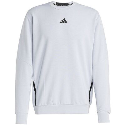 Adidas Herren Fitnesssweater D4T hellgrau XL M Adidas Herren Fitnesssweater D4T hellgrau XL M
