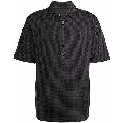 Adidas Herren Polo ALL SZN Waffelstrick schwarz M M Adidas Herren Polo ALL SZN Waffelstrick schwarz M M