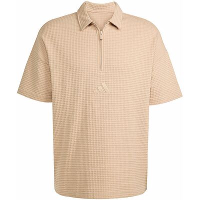 Adidas Herren Polo ALL SZN Waffelstrick camel L M Adidas Herren Polo ALL SZN Waffelstrick camel L M